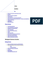 MCAT Overview Review