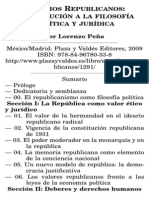 Lorenzo Peña: Páginas Escogidas de "ESTUDIOS REPUBLICANOS: Contribución A La Filosofía Política y Jurídica"