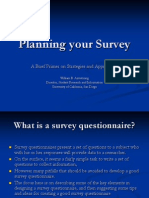 Planning Your Survey