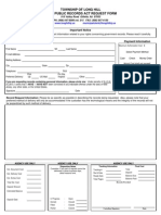 Long Hill OPRA Request Form