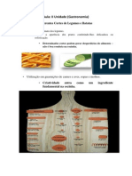 Apostila Diferentes Cortes de Legumes e Batata