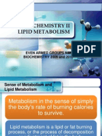 of Lipid Biocmeistry Final