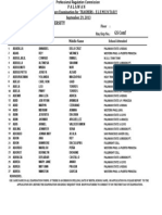 Elementary - Palawan September 2013 LET Room Assignments