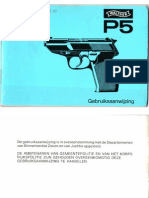 Walther p5 Manual Dutch