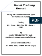 Project Report of Transmission Type Eletrical Substation