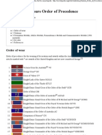 Australian Honours Order of Precedence