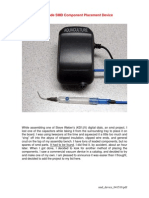 Homemade SMD Component Placement Device