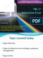 TBL 1 - Refractive Error Slides