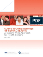 Taking Routine Histories Sexual Health