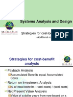 SAAD Cost Benefit Analysis (Notes)