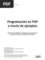 Programacion PHP A Traves de Ejemplos