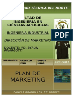 Plan de Marketing Empresa Productora de Panela Granulada en Sobres