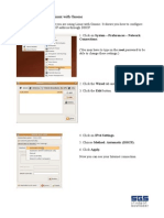 How To Setup DHCP On Linux With Gnome: Connections