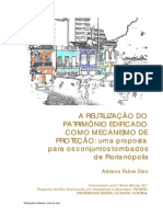 A Reutilização Do Patrimonio Edificado