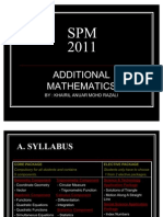 SPM Add Math Presentation