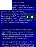 Game Theory: Strategies Selected by The Adversaries