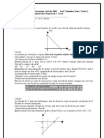 Teste Funções 1º Grau