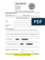 Rahway OPRA Request Form