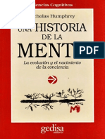 Nicholas Humphrey-Una Historia de La Mente PDF