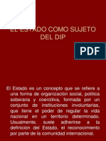 El Estado Como Sujeto Del Dip