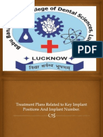 Treatment Plans Related To Key Implant Positions and Implant Number