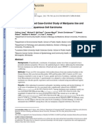 A Population-Based Case-Control Study of Marijuana Use and Head and Neck Squamous Cell Carcinoma