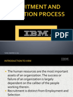 Recruitment in IBM