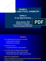 Topic 6 X-Ray Spectrometry