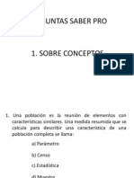 Preguntas Saber Pro Estadistica y Finanzas