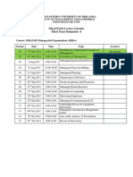 First Year Semester-I: South Eastern University of Srilanka