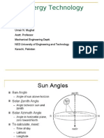 Solar Radiation and Pyranometer