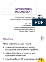 Hypertension Self Management