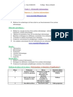 Fiche Technique de La Séquence Système Informatique