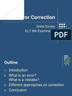 Error Correction