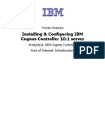 01.installing & Configuring Ibm Cognos Controller 10.1 Server - Proven Practice