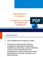 2 Concepción y Formulación Del Problema de Investigación