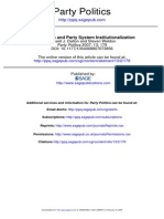 09.09 - DALTON, Russell J., and Steven Weldon. 2007. "Partisanship and Party System". Voting Behavior