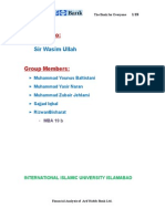 Analysis of Financial Statements Arif Habib Bank