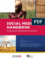 Social Media Handbook For Agricultural Development Practitioners