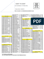 Cost To Cost Price List