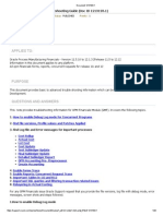 OPM Financials Trouble Shooting Guide