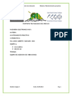 Equpipos de Medicion de Vibraciones