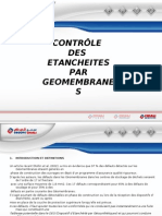 Controle Etancheite Geomembrane