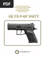 Manual de Instrucciones CZ 75 P 07 DUTY Es