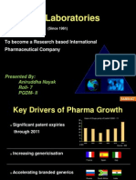 Ranbaxy Laboratories Limited: To Become A Research Based International Pharmaceutical Company