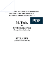 M. Tech.: Civil Engineering