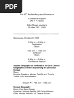 Applied Geography On The Road To The 2010 Census: Geographic Activities Supporting The Decennial Census