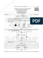 Solutions: S - 1 Electrical Circuits (November/December-2012, R09) JNTU-Hyderabad