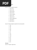 Ejercicios de Formulacion II