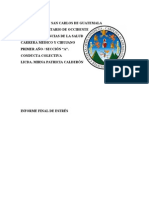 Universidad de San Carlos de Guatemala Protocolo Informe Final